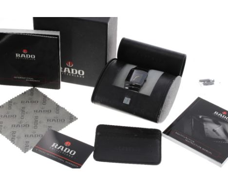 Rado Sintra Multi-Function Hi-Tech Ceramic gentleman's wristwatch, ref. R13354152, serial no. 06003xxx, 31mm - ** with Rado b
