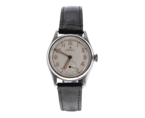 Rolex Oyster Royal stainless steel gentleman's wristwatch, ref. 4444, circa 1959, serial no. 5898xx, signed circular silvered