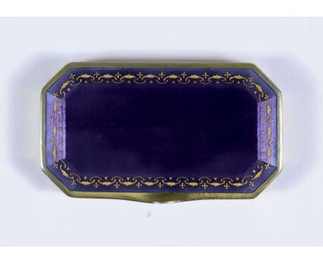 An Early 20th Century Norwegian Silver Gilt and Enamel Rectangular Box, with Swedish import mark and stamped 925 standard, wi