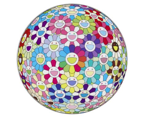 Takashi Murakami,  Japanese b. 1962-   Beyond Dimensions;   offset lithograph, cold stamp and high gloss varnishing, signed a