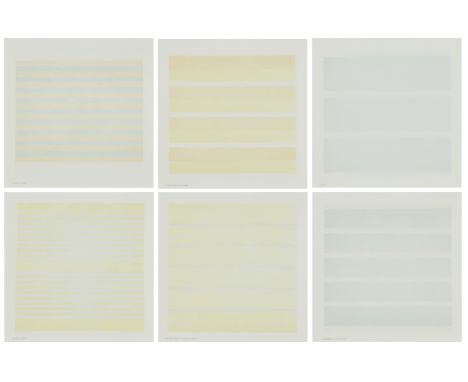 Agnes Martin, American/Canadian 1912-2004,  Children Playing; Lovely Life; Everyday happiness; Love; I love love; Infant resp