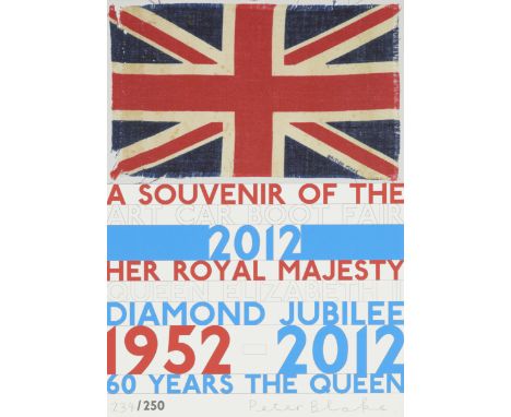 Sir Peter Blake CBE RDI RA,British b.1932-&nbsp; Diamond Jubilee, 2012; Found Art, 'The Beatles', Liverpool Art Car Book Fair