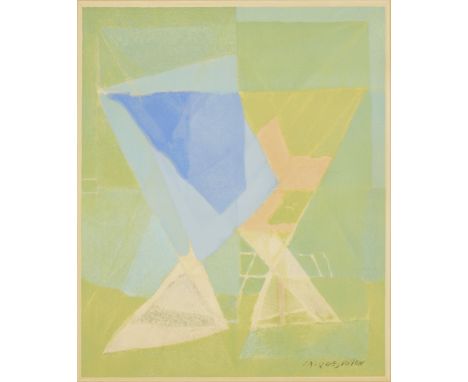 Jacques Villon,  French 1875-1963,Vers la Chimère; Les Bucoliques;each lithograph in colours on wove,  one signed in pencil a