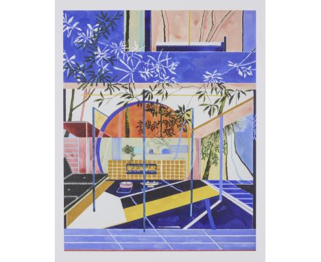 Charlotte Keates,British b. 1990-&nbsp; Lions Gate Portal; lithograph in colours on wove,&nbsp;signed and numbered from the e
