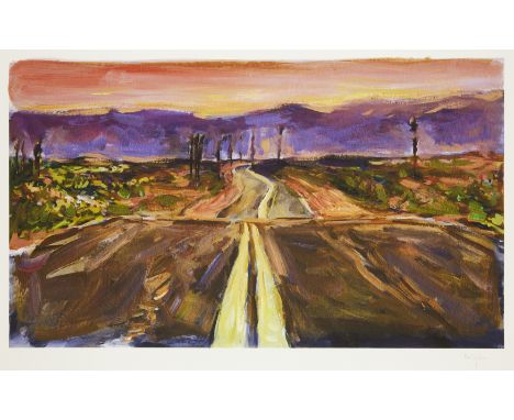 Bob Dylan,  American b.1941-   The Beaten Path - Endless Highway, 2016;giclée print on Hahnemühle wove,  signed in pencil and