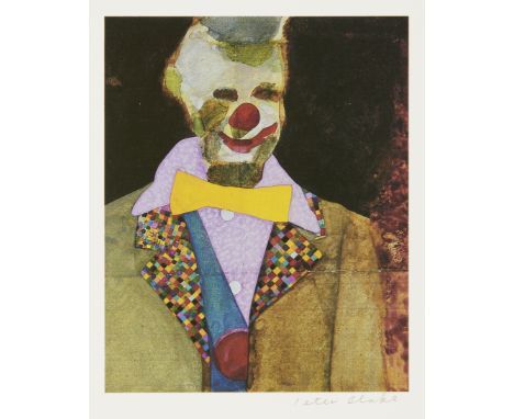 Sir Peter Blake CBE RDI RA,British b.1932-'Clown', 1987 - A Work In Progress;&nbsp;offset lithograph on wove,&nbsp;signed in 