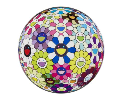 Takashi Murakami,&nbsp;Japanese b. 1962-Awakening;offset lithograph, cold stamp and high gloss varnishing,signed and numbered