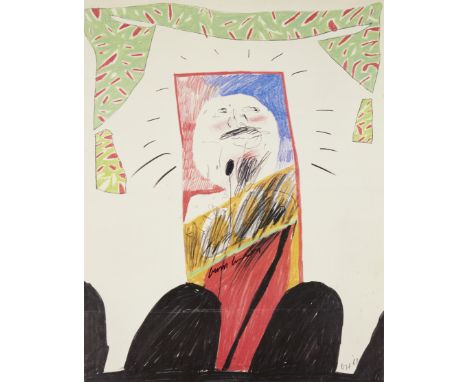 David Hockney OM CH RA,British b.1937- The Singer from 1963, 1994; offset lithograph printed in colours on wove,&nbsp;signed 