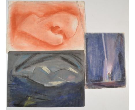 JOHN TUNNARDUntitledPastel3 works  From a remarkable collection of works by John Tunnard.  They formed part of a Modern Art c