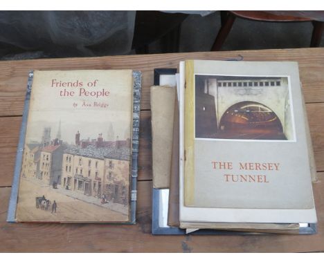 MIXED LOT INCLUDING LIVERPOOL RELATED VOLUMES AND PAMPHLETS, FRAMED PRINT AND GEORGE V SPEECHE96