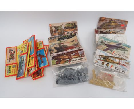 Selection of Airfix -00 Scale unmade Aircraft Modelsunmade kits contained in original plastic bags with top instruction label