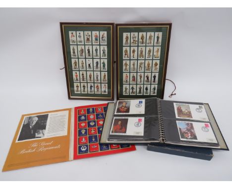Selection of First Day Covers and Cigarette Cardsconsisting National Army Museum selection of military First Day covers, all 