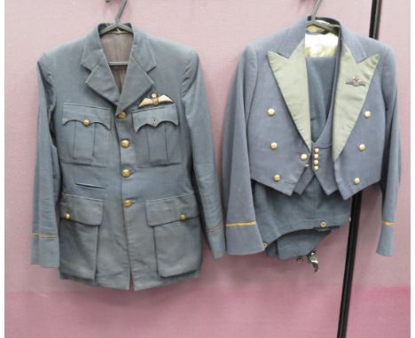 WW2 RAF Battle of France Casualty Uniforms.A scarce grouping worn by Pilot Officer Norman Alastair Lloyd Smith a pilot with 2