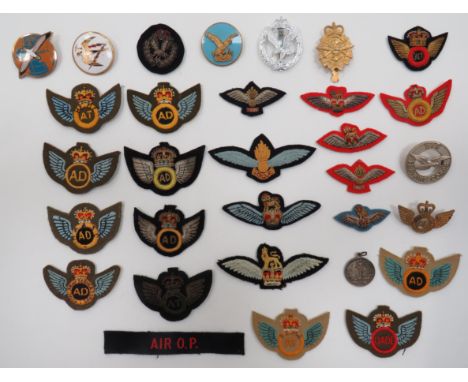 Selection of Various Wingsincluding QC embroidery Army Air Corps pilot ... QC bullion embroidery Army Air Corps pilot ... Emb
