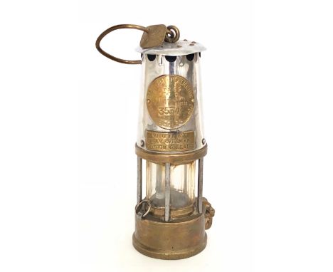 20th Century Fryston Colliery West Yorkshire Attributed Miners Lamp.A good example made by: 'The Protector Lamp &amp; Lightin