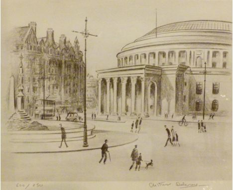 Manchester print limited edition signed Arthur Delaney 