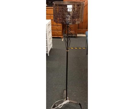 SHORT MODERN STANDARD LAMP &amp; DECORATIVE SHADE