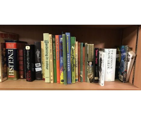 SHELF OF HARDBACK BOOKS