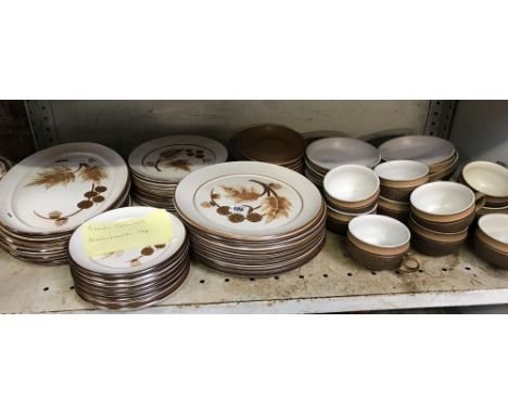 SHELF OF DENBY COTSWOLD 1980's DINNER &amp; TEA WARE (DISCONTINUED)