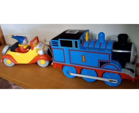 2 PLASTIC CHILDREN'S TOYS - 1 THOMAS THE TANK ENGINE, THE OTHER NODDY