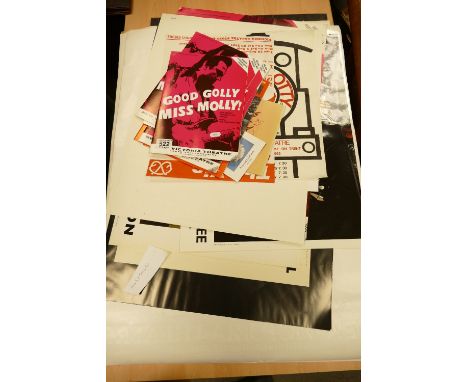 A large collection of local advertising literature from the Regent Theatre and others depicting ceramic promotions, theatre p