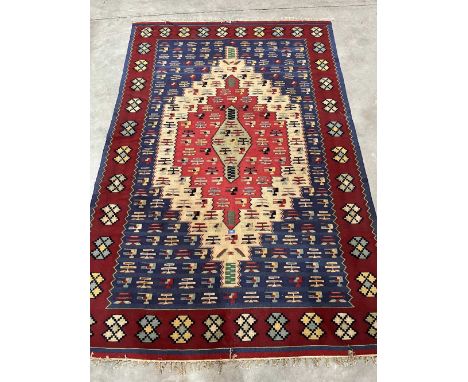 A Bedouin Sinai Kilim carpet 95' x 63'