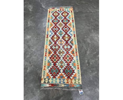 A Choli Kilim carpet runner. 1.94m x 0.66m