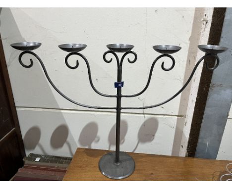 A five light candelabrum
