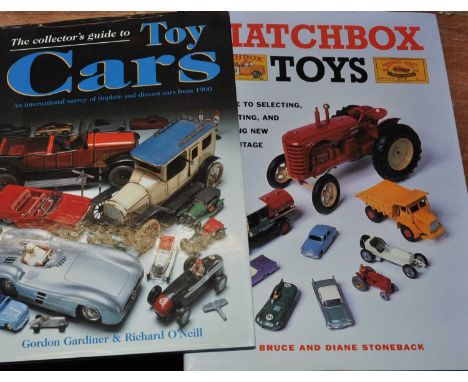 One box of various modern release diecast and toy collecting books to include Collecting Tin Toys and others