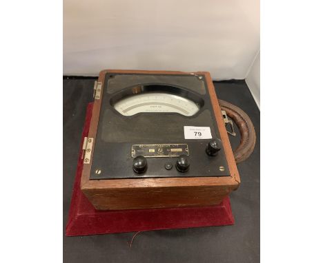 A VINTAGE SANGAMO WESTON LTD METER MODEL E45 