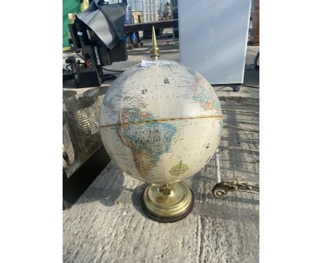 A WORLD GLOBE 