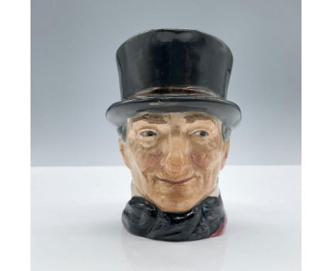 Dark grey hat; maroon coat; dark blue bow tie; grey riding crop. Royal Doulton backstamp. Artist: Harry FentonIssued: 1937 - 