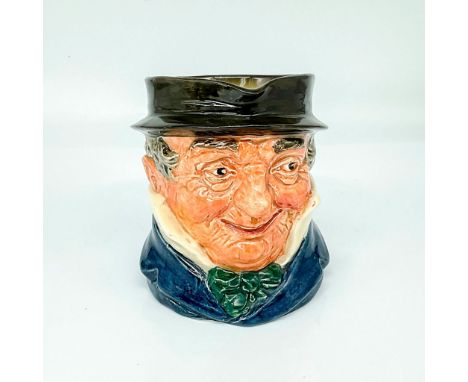 Blue-black coat, light blue collar; grey-green hat; white collar; red bow tie. The wonderful characters of Dickens' novels we