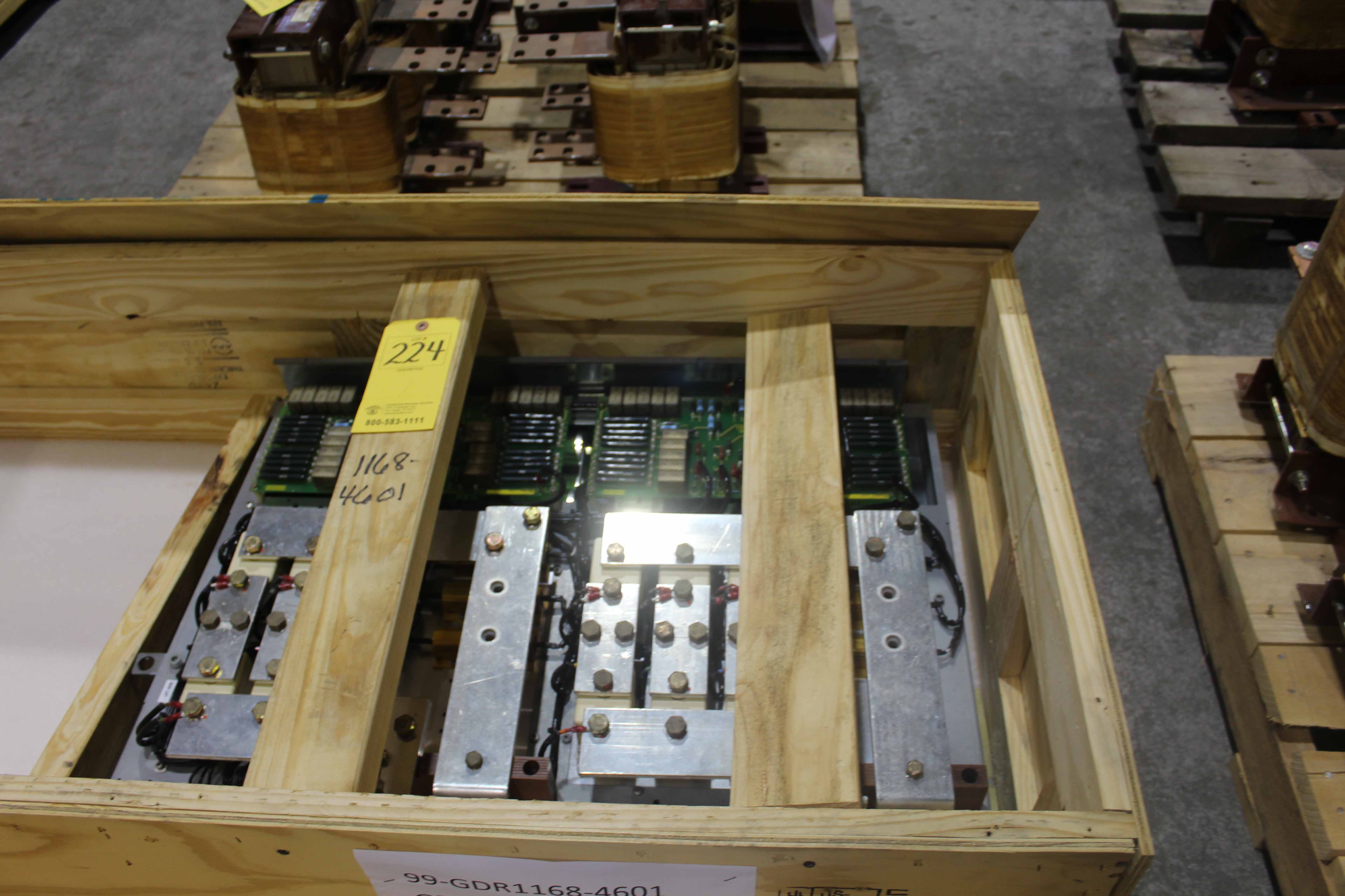 { Option of lots 224, 225 } RECTIFIER, DELTA, CONVERTEAM, 1,168 amps