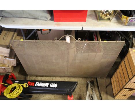 A large fire screen