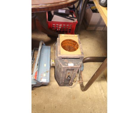 An early Strand electric theatre spot light