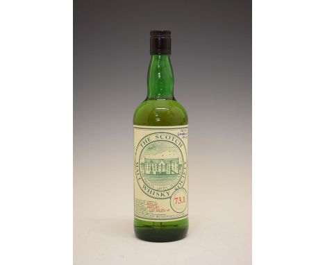 Scotch Malt Whisky Society (SMWS) Cask No. 73.1 (Aultmore) distilled May 78, bottled September 89, 66.2% ABV, one bottle   Co