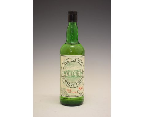 Scotch Malt Whisky Society (SMWS) Cask No. 85.1 (Glen Elgin) distilled December 79, bottled April 90, 65.9% ABV, one bottle  