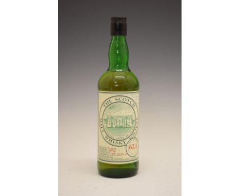 Scotch Malt Whisky Society (SMWS) Cask No. 62.1 (Glenlochy) distilled August 76, bottled January 89, 65.3% ABV, one bottle   