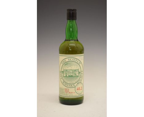 Scotch Malt Whisky Society (SMWS) Cask No. 41.2 (Duiluaine) distilled April 75, bottled June 90, 58.2% ABV, one bottle   Cond
