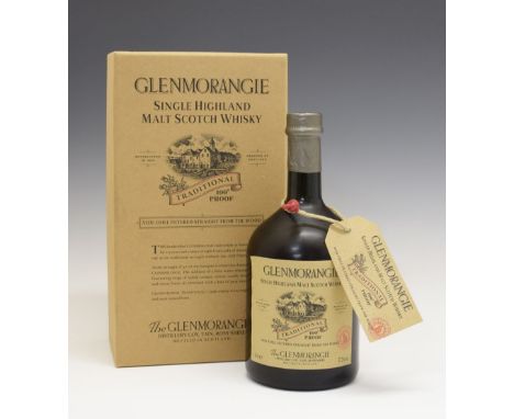 Glenmorangie Traditional 10 Years Old 100° Proof Single Highland Malt Scotch Whisky, one litre bottle, 57.2% volume, in origi