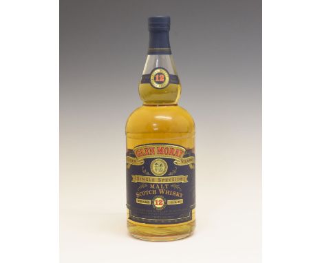 Glen Moray 12 Years Old Single Speyside Malt Scotch Whisky , one litre bottle   Condition: Seal is good, level is good, label