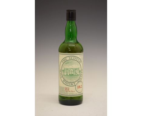 Scotch Malt Whisky Society (SMWS) Cask No. 18.2 (Inchgower) distilled February 74, bottled September 88, 61.7% ABV, one bottl