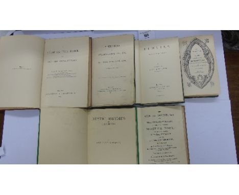 A Collection of Six Pocket Books on Various Interests. Rustic Rhymes or Idle Hours. John Clinton O' Boyce. Dundalk: Dundalgan