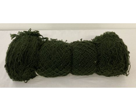 A roll of 50 British Army helmet nets, circa 1970's.  