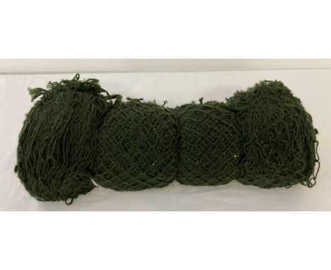 A roll of 50 British Army helmet nets, circa 1970's.  