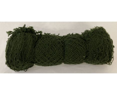 A roll of 50 British Army helmet nets, circa 1970's.  