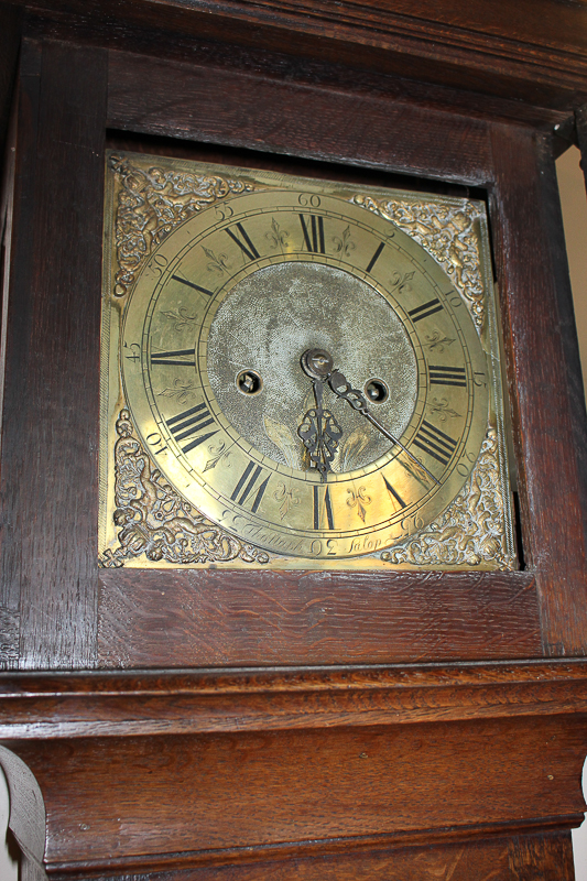 An 18th century longcase clock, maker Thomas Nash, Salop, the 10 inch