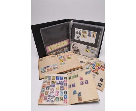 Accumulation of stamps: black First Day Cover album with, among other things, a range of Falkland Islands FDCs 1970s/80s plus
