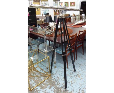 TELESCOPE, vintage Art Deco style design, on ebonised tripod.